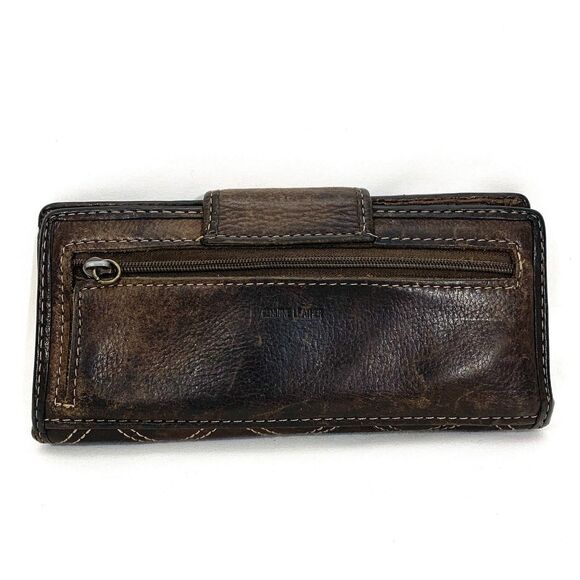 Vintage Fossil Wallet Womens Brown Genuine Leather Bi Fold Coin Purse Ladies 3x7 - Picture 2 of 13